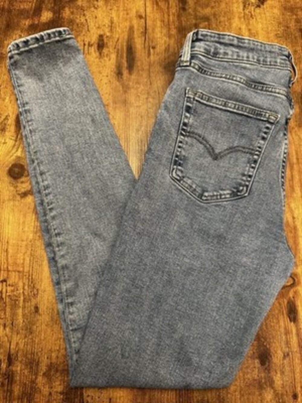 Levi's 721 High Rise Skinny Jeans - Medium Wash Blue - Size 28 #258